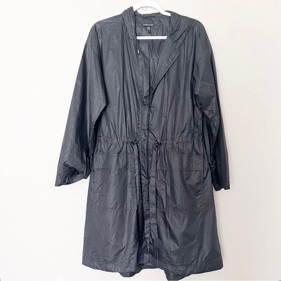 Eileen Fisher Jackets & Blazers - Eileen Fisher Rain Coat Jacket Lightweight Poncho Windbreaker Utility